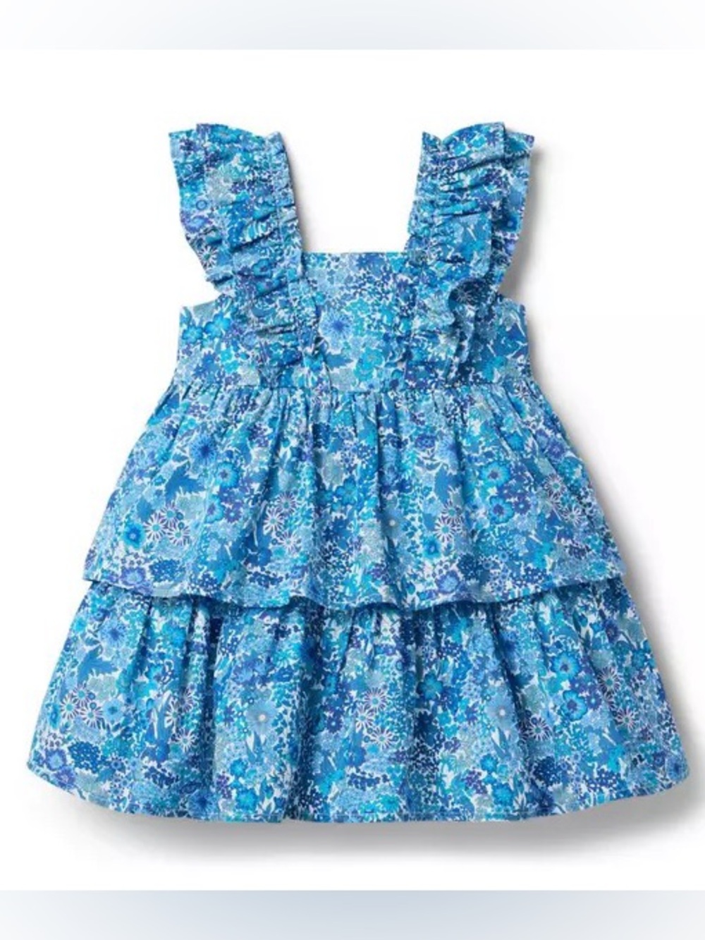 Janie and Jack Margaret Annie Dress Made With Liberty Fabric Size 12